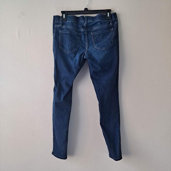 Isabel Maternity Dark Wash Denim Jeans Pants with Side Panel - Size 2/26R - Picture 11 of 11